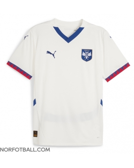 Billige Fotballdrakt Serbia Replika Bortedrakt EM 2024 Kortermet